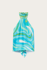 PUCCI Tops And Shirts | Women Marmo-Print Silk-Twill Top