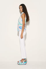 PUCCI Tops And Shirts | Women Marmo-Print Sleeveless Shirt