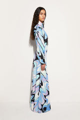 PUCCI Tops And Shirts | Women Onde-Print Silk Shirt