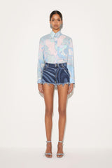 PUCCI Tops And Shirts | Women Orchidee-Print Cotton Shirt