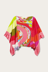 PUCCI Tops And Shirts | Women Orchidee-Print Kaftan Top