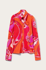 PUCCI Tops And Shirts | Women Orchidee-Print Shirt