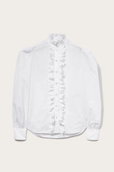 PUCCI Tops And Shirts | Women Ruffled Cotton Shirt