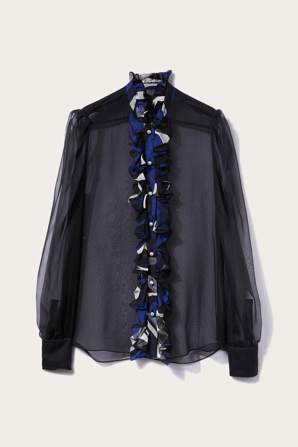 PUCCI Tops And Shirts | Women Ruffled Silk Shirt