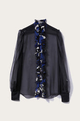 PUCCI Tops And Shirts | Women Ruffled Silk Shirt