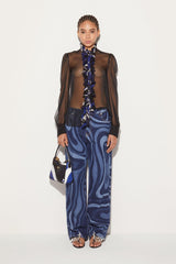 PUCCI Tops And Shirts | Women Ruffled Silk Shirt