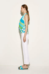 PUCCI Tops And Shirts | Women Vivara-Print Halterneck Top