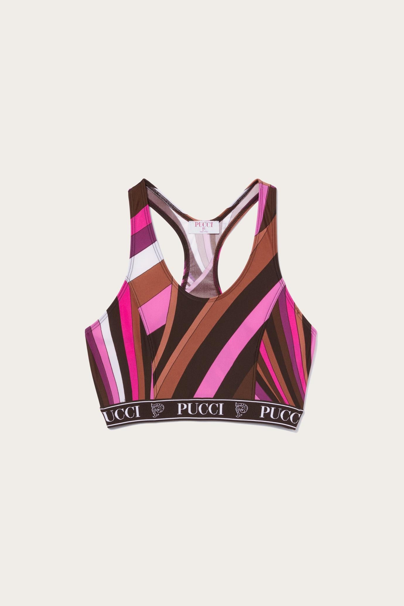 PUCCI Athleisure | Women Iride-Print Crop Top