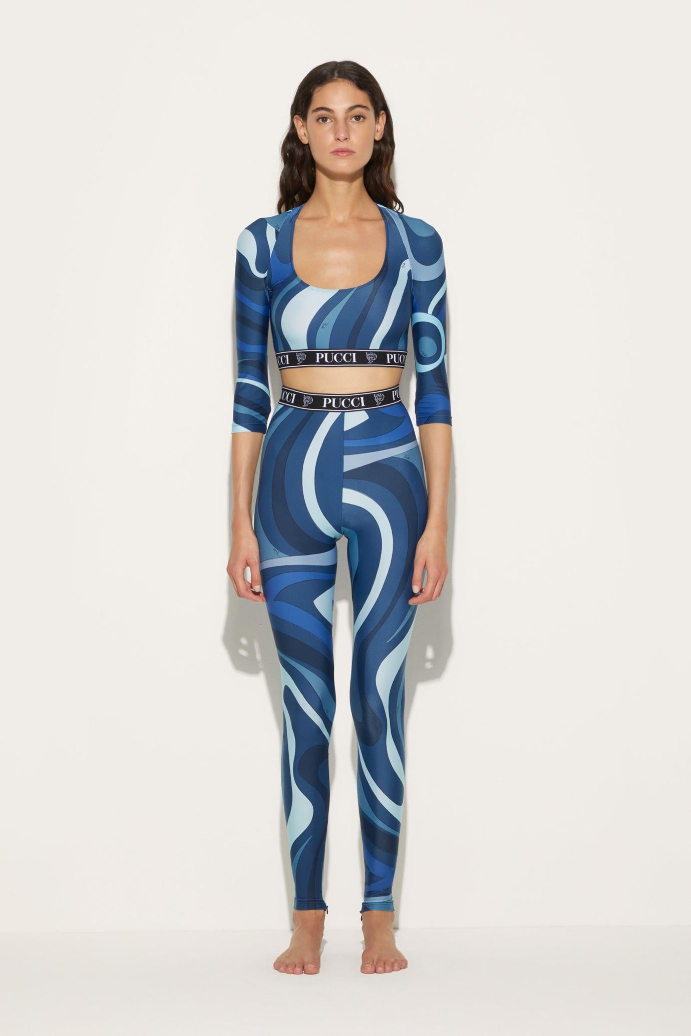 PUCCI Athleisure | Women Marmo-Print Leggings