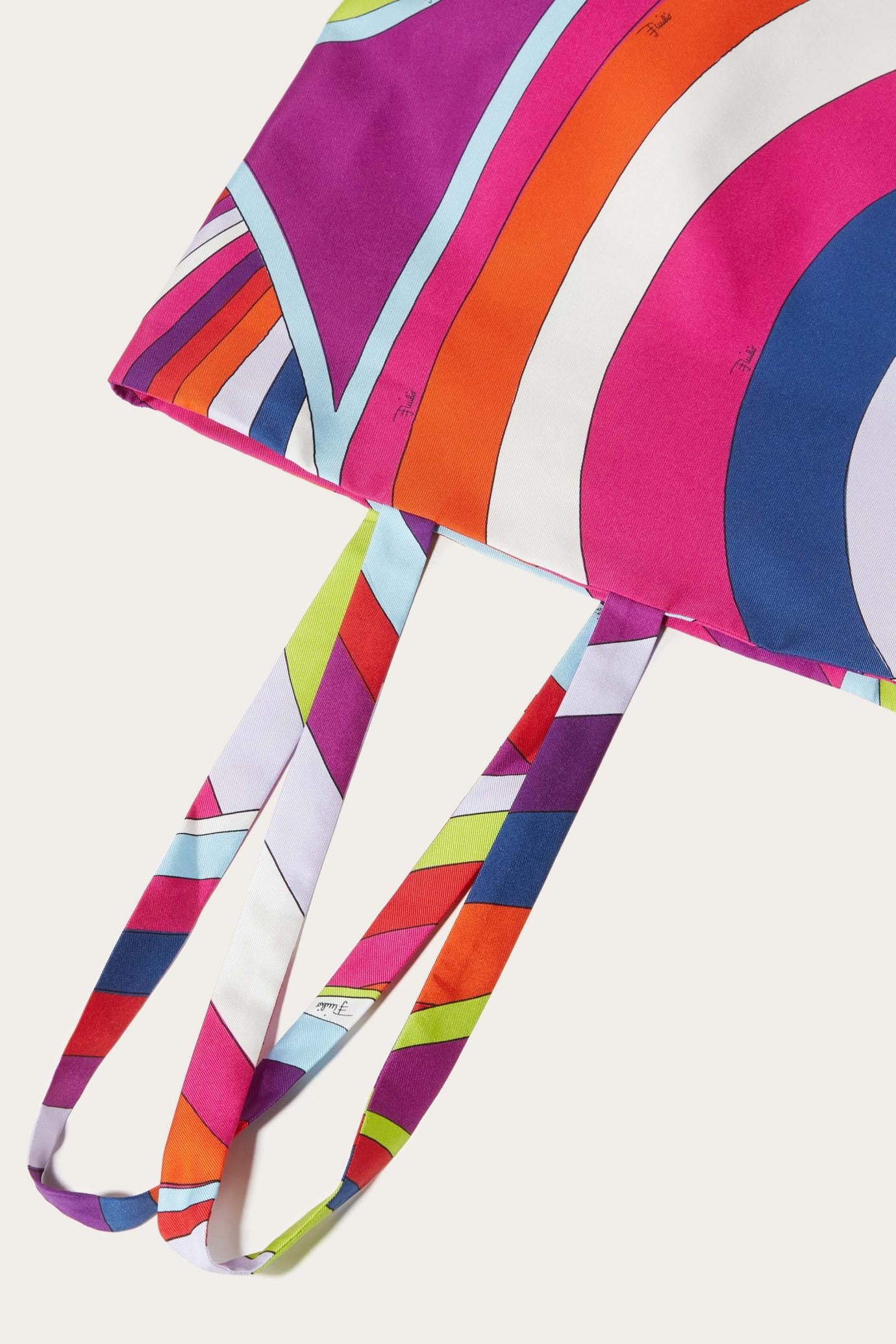 PUCCI Bags | Women Iride-Print Silk-Twill Shopper Bag