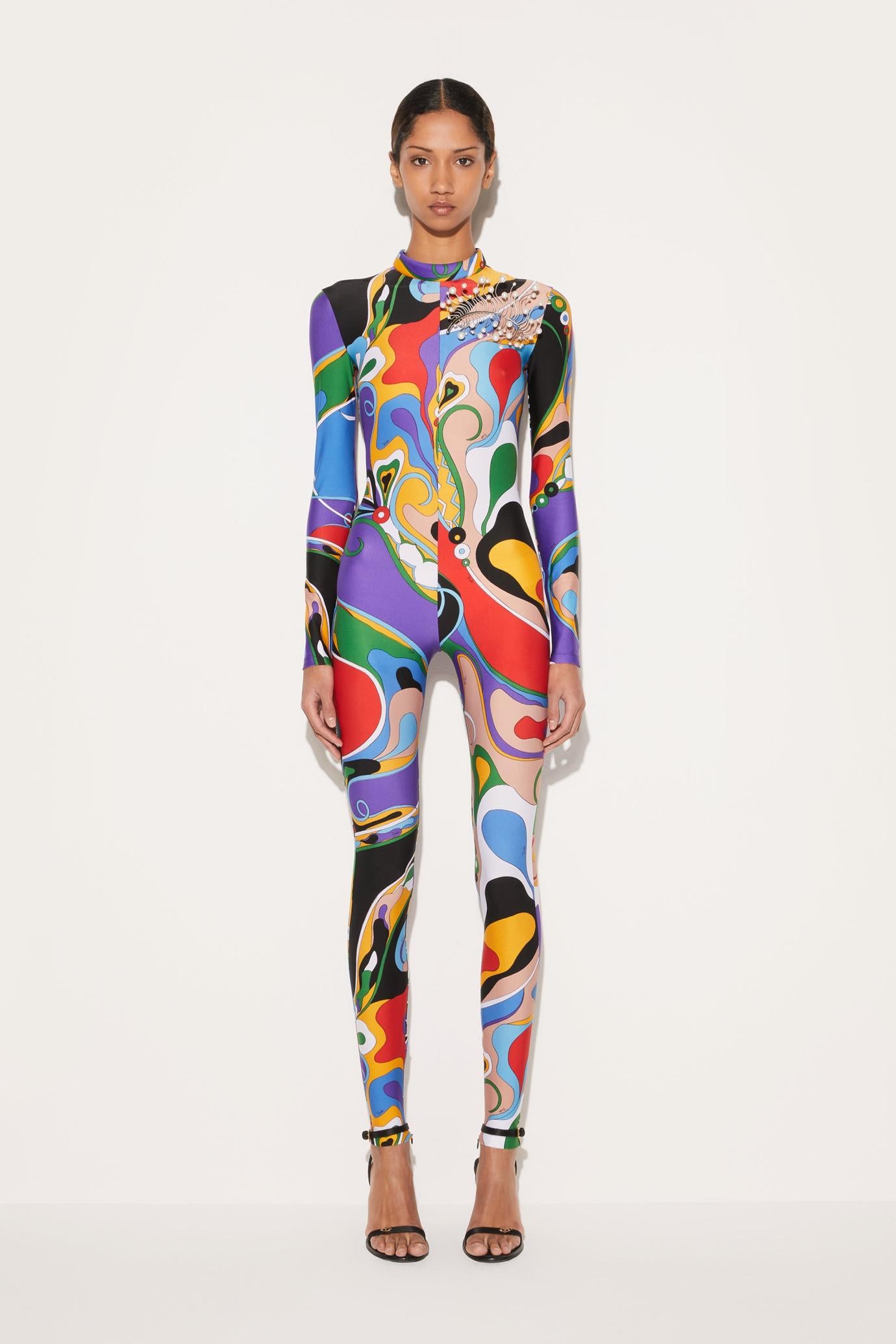 PUCCI Catsuits | Women Orchidee-Print Jumpsuit