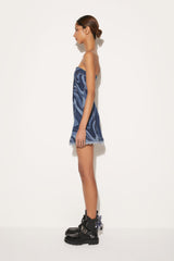 PUCCI Denim | Women Marmo-Print Denim Dress