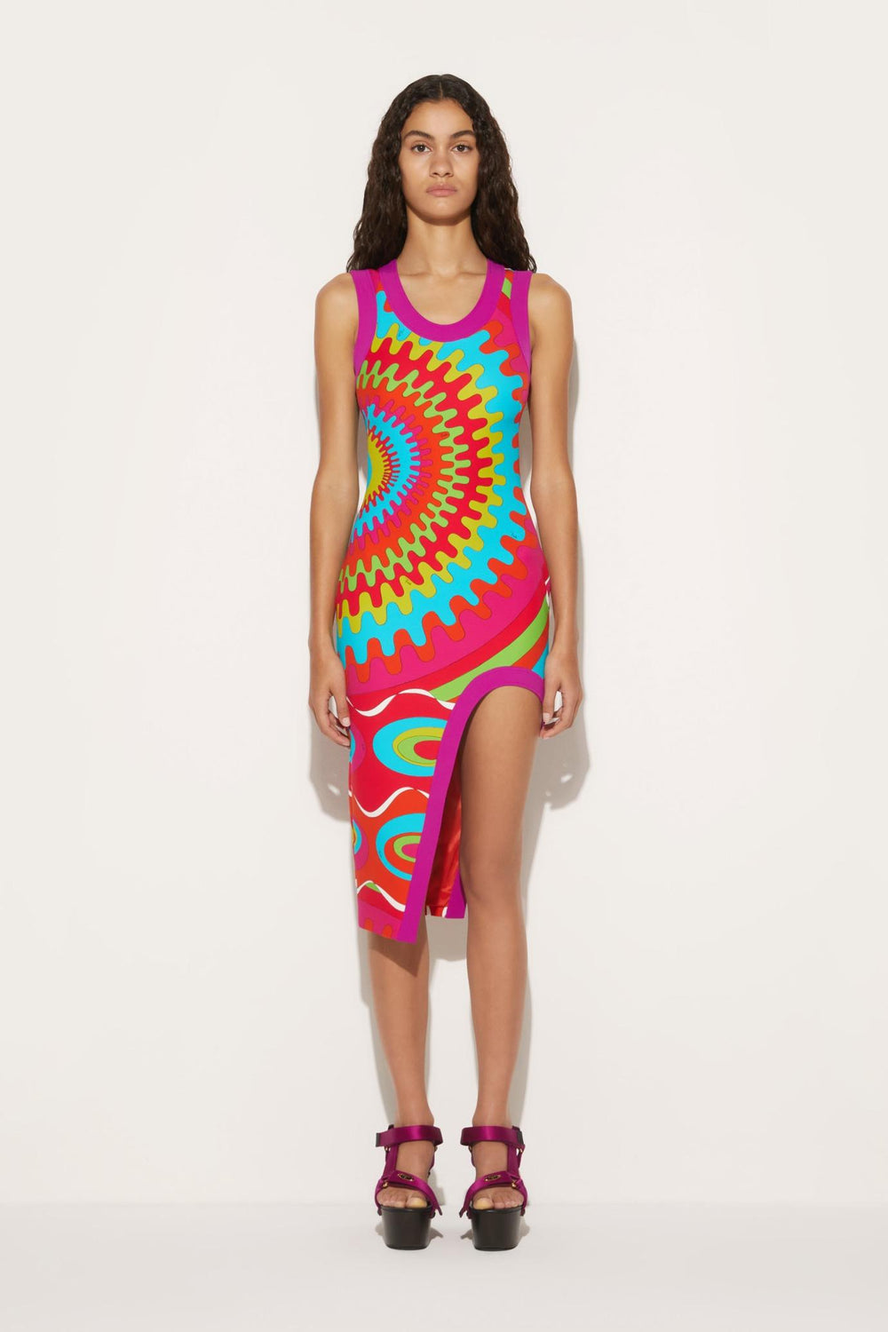 PUCCI Dresses | Women Bersaglio-Print Asymmetric Dress