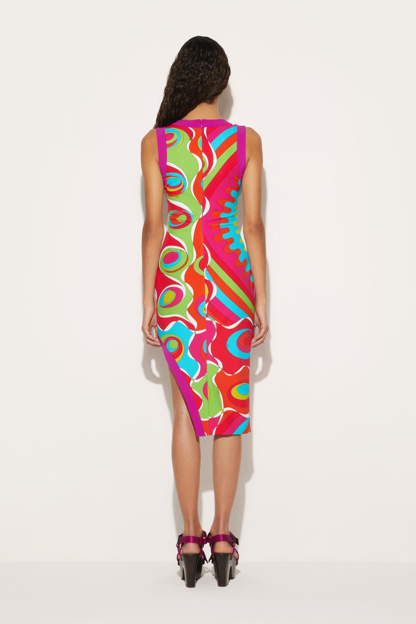 PUCCI Dresses | Women Bersaglio-Print Asymmetric Dress