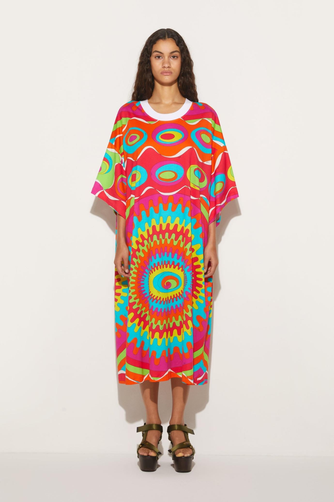 PUCCI Dresses | Women Bersaglio-Print Cotton T-Shirt Dress