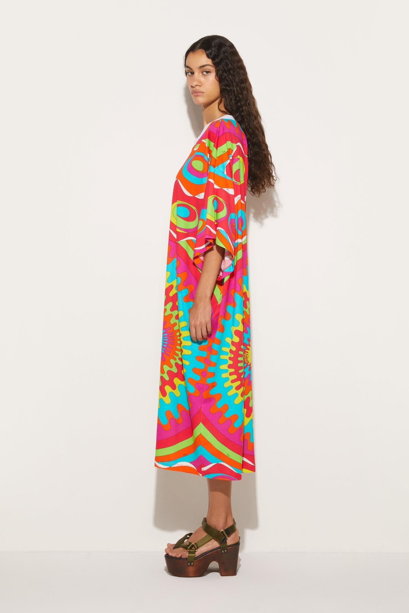PUCCI Dresses | Women Bersaglio-Print Cotton T-Shirt Dress