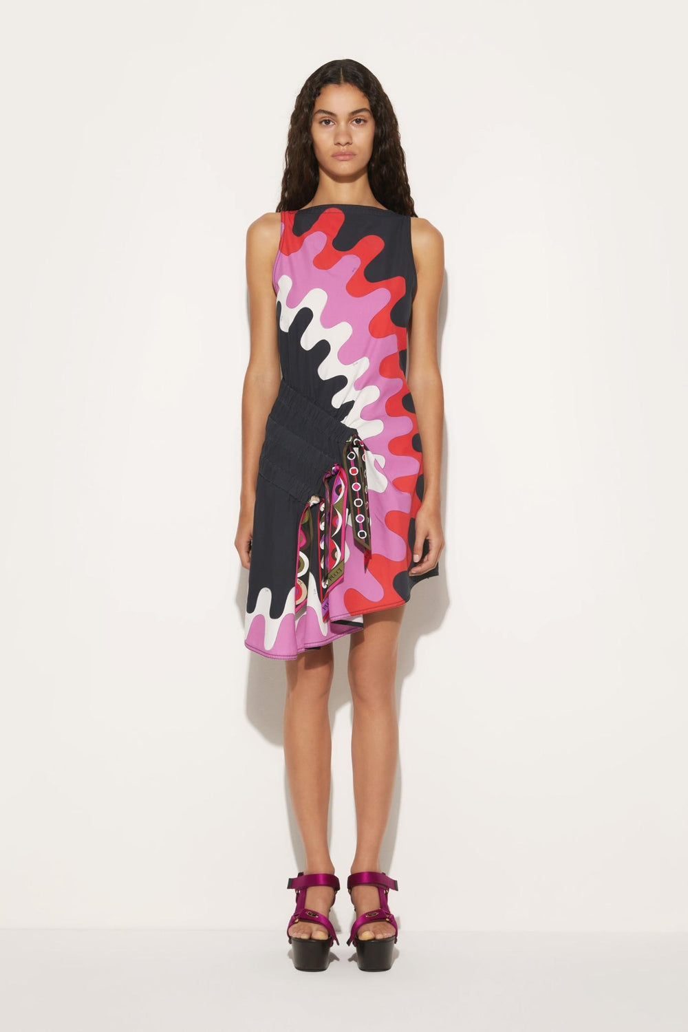PUCCI Dresses | Women Bersaglio-Print Ruched Dress