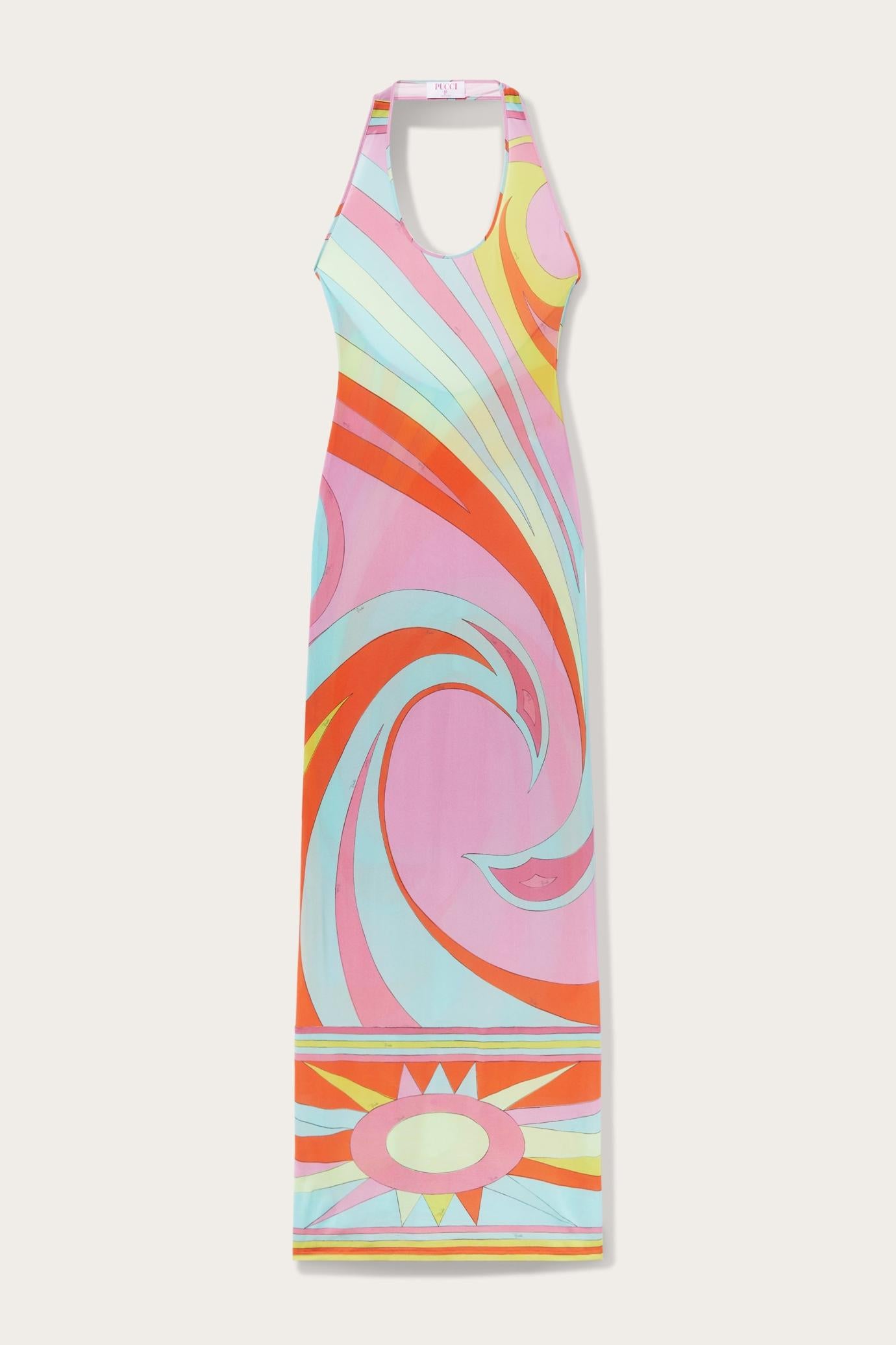 PUCCI Dresses | Women Cigni-Print Long Dress