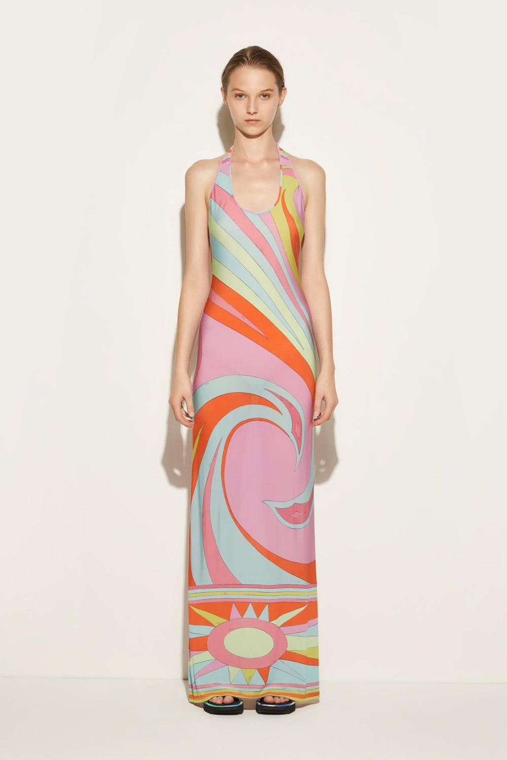 PUCCI Dresses | Women Cigni-Print Long Dress