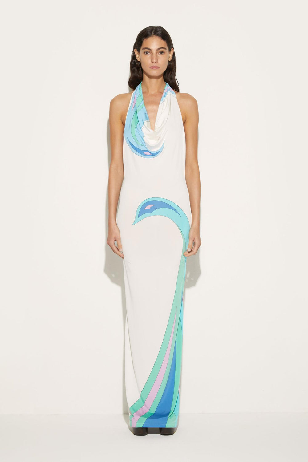PUCCI Dresses | Women Cigni-Print Long Dress