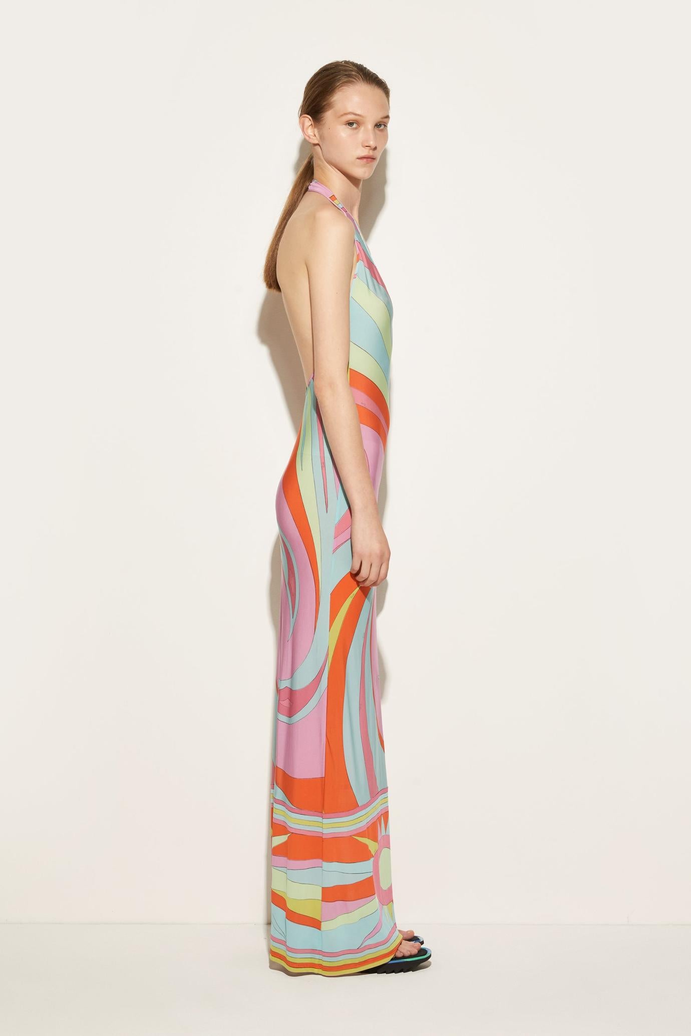PUCCI Dresses | Women Cigni-Print Long Dress
