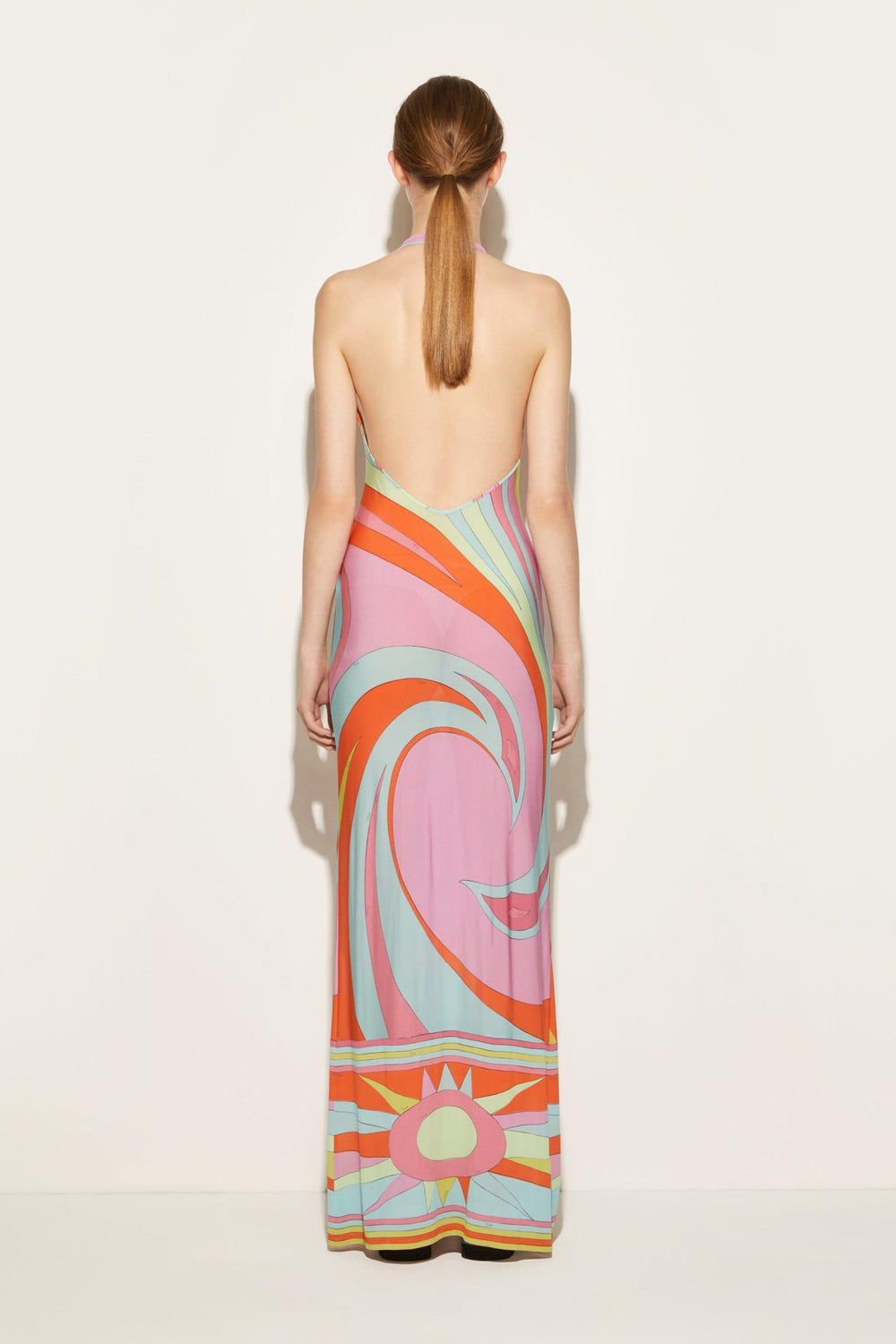 PUCCI Dresses | Women Cigni-Print Long Dress
