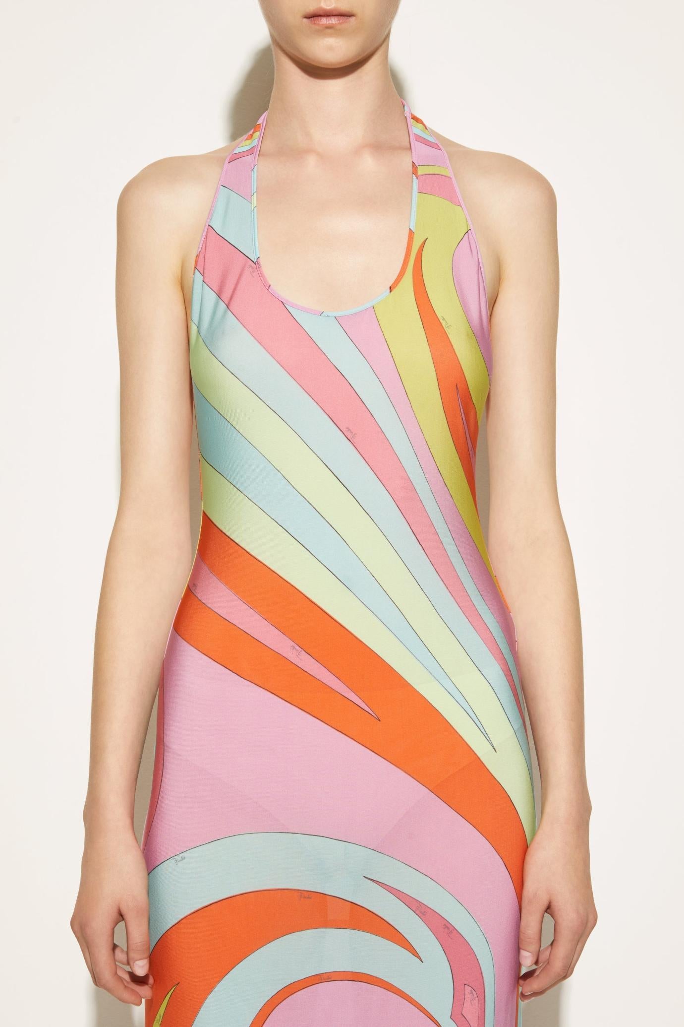 PUCCI Dresses | Women Cigni-Print Long Dress