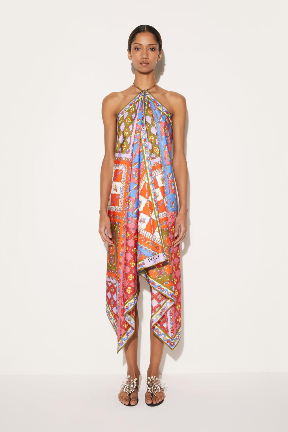 PUCCI Dresses | Women Festa-Print Silk-Twill Dress