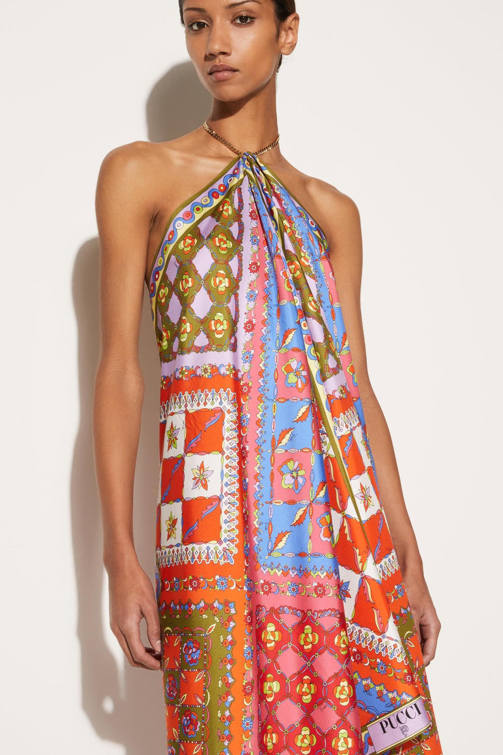 PUCCI Dresses | Women Festa-Print Silk-Twill Dress