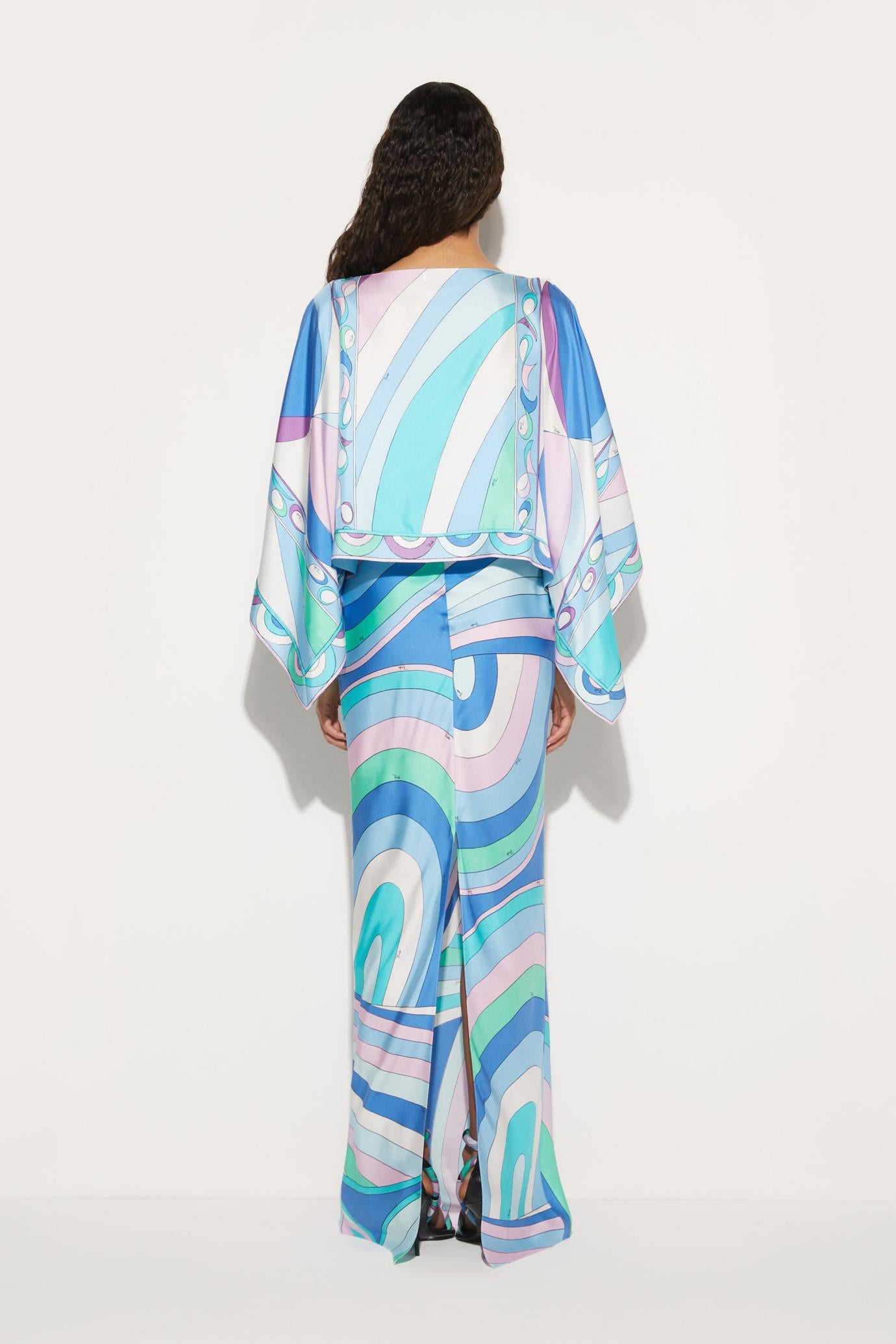 PUCCI Dresses | Women Iride And Pesci-Print Silk-Twill Dress