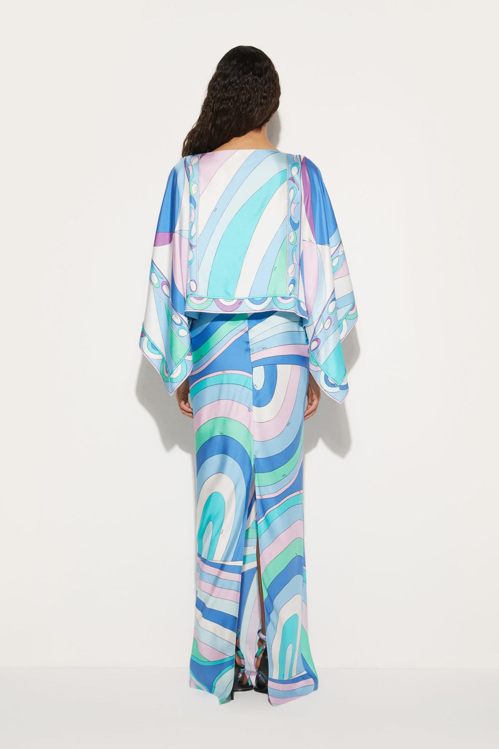 PUCCI Dresses | Women Iride And Pesci-Print Silk-Twill Dress