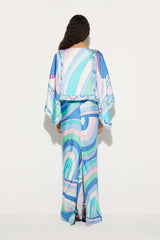 PUCCI Dresses | Women Iride And Pesci-Print Silk-Twill Dress