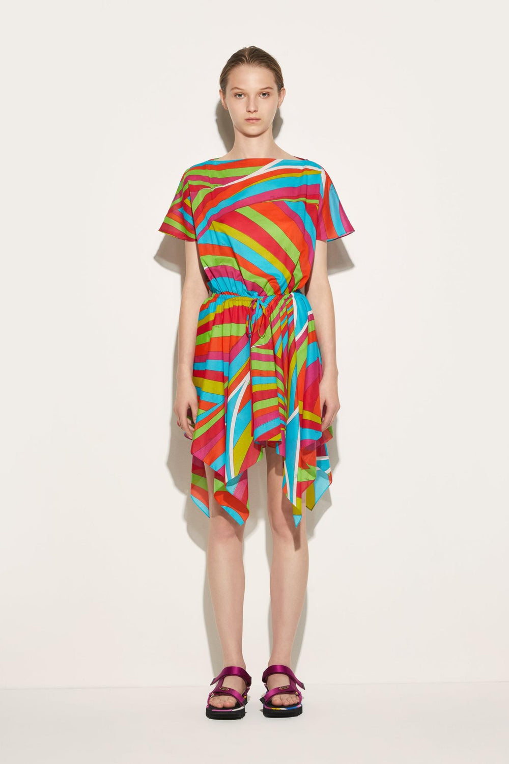 PUCCI Dresses | Women Iride-Print Cotton Dress