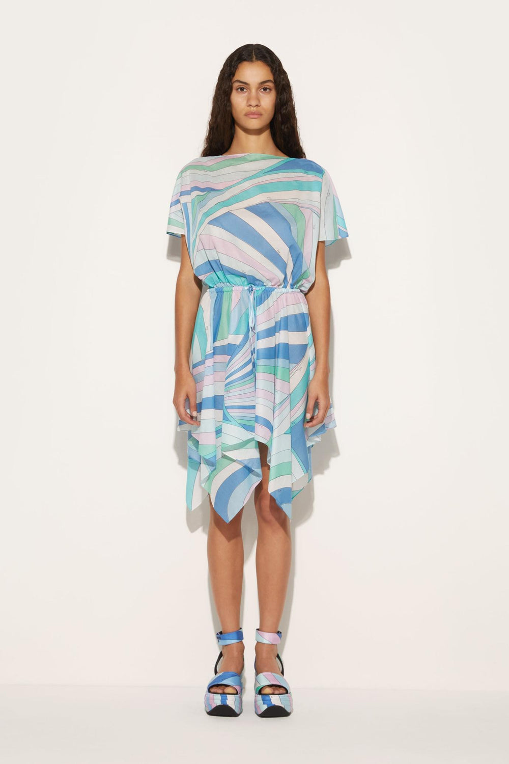 PUCCI Dresses | Women Iride-Print Cotton Dress