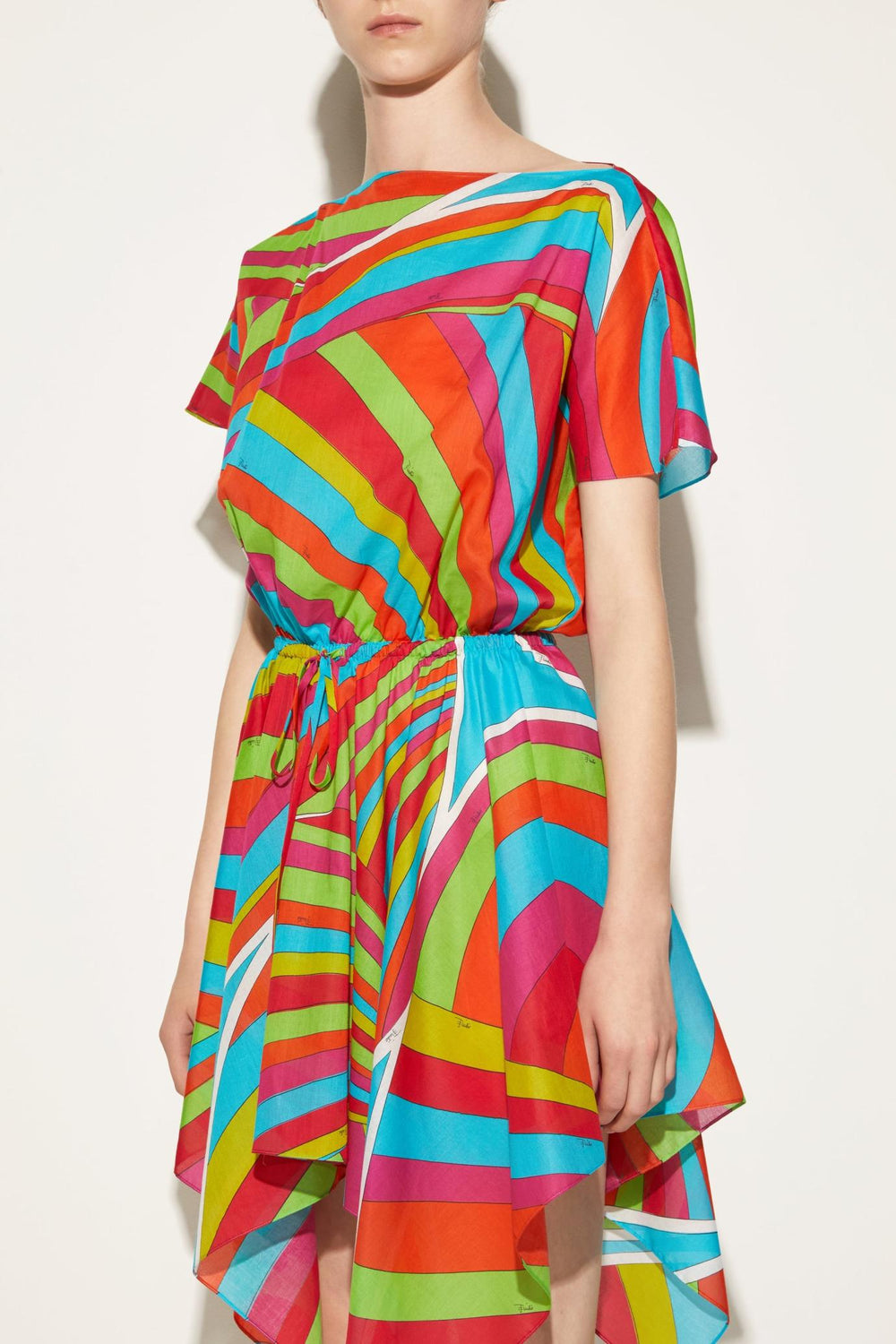 PUCCI Dresses | Women Iride-Print Cotton Dress