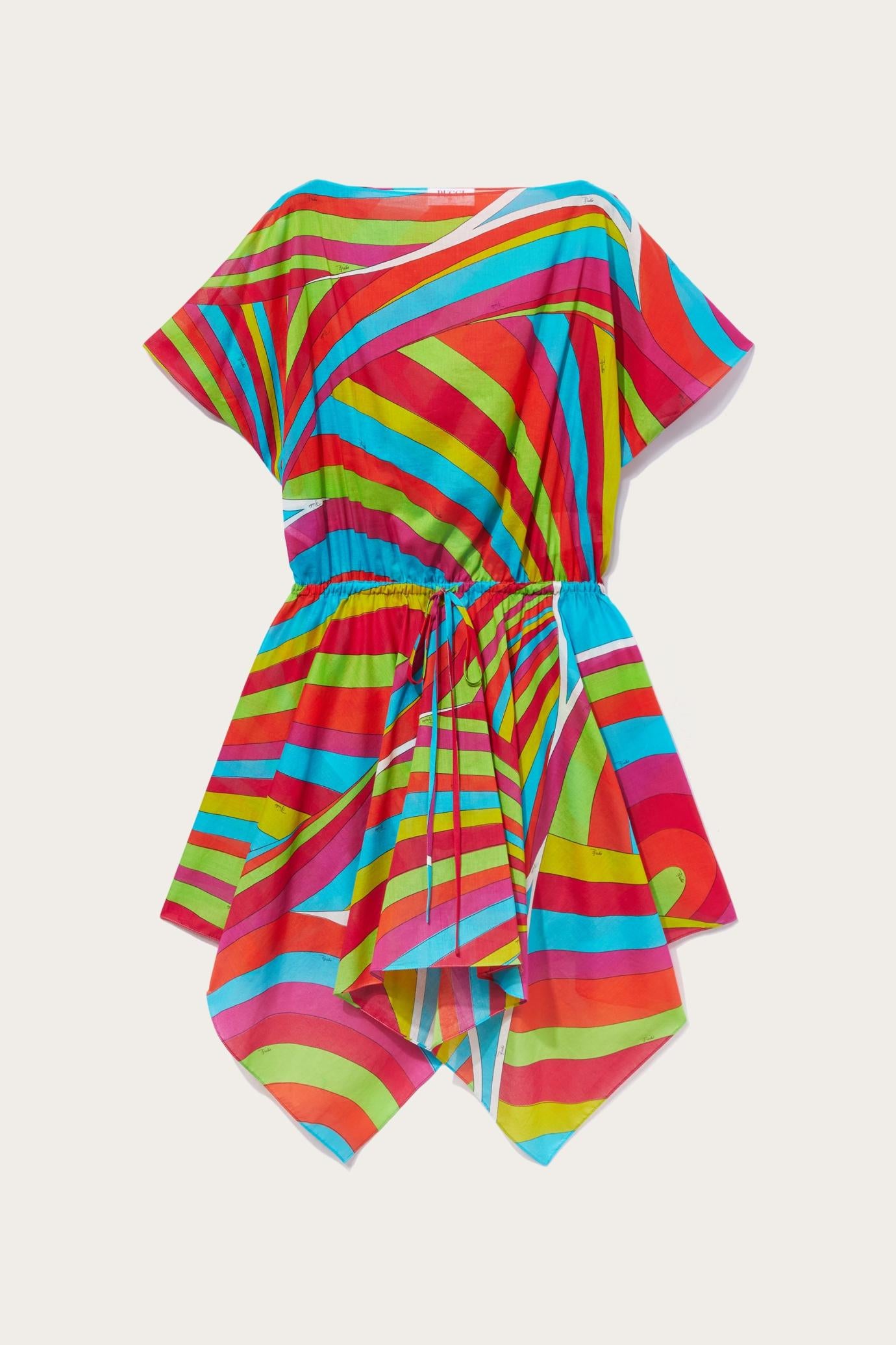 PUCCI Dresses | Women Iride-Print Cotton Dress