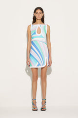 PUCCI Dresses | Women Iride-Print Cut-Out Dress