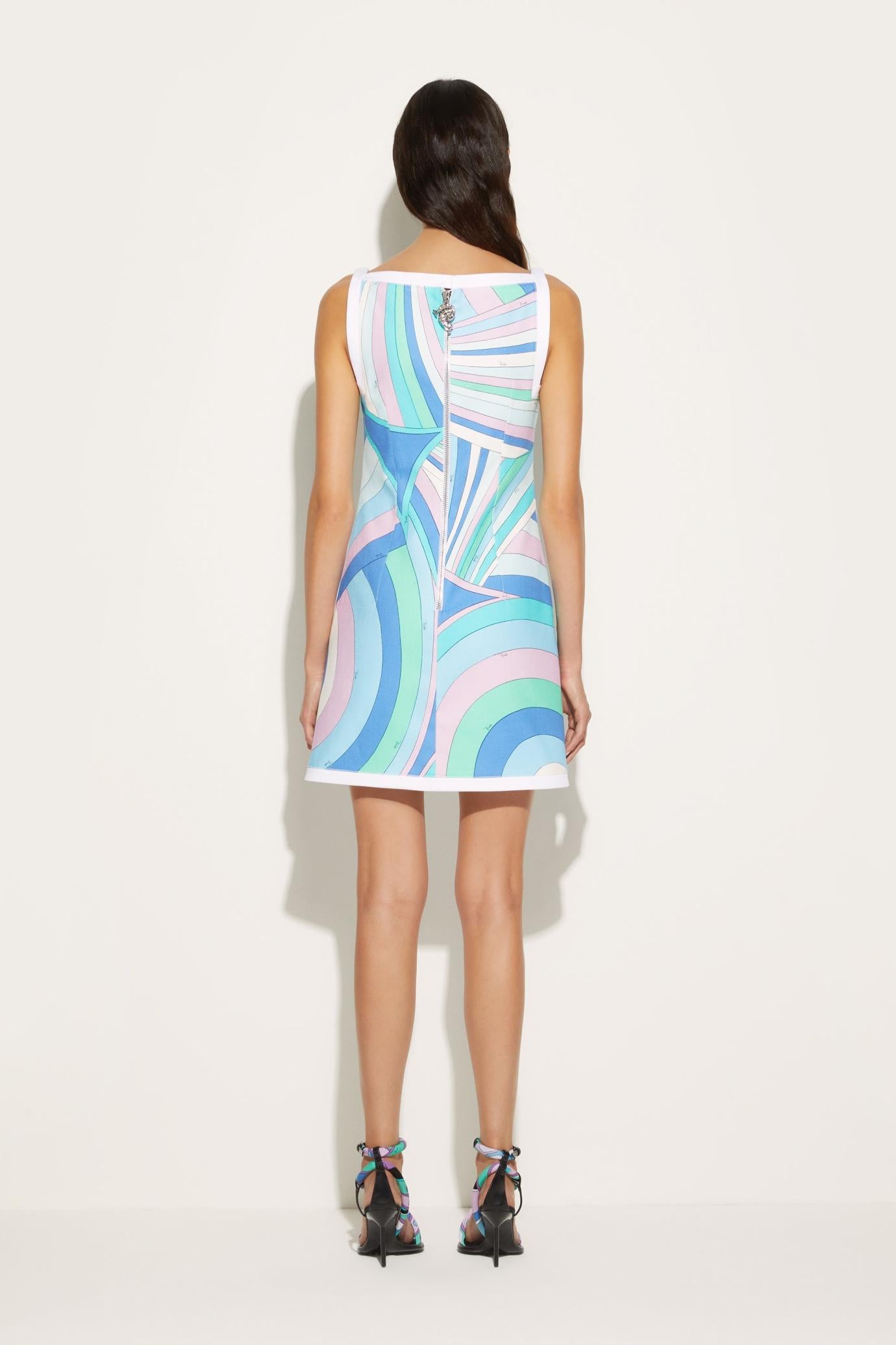 PUCCI Dresses | Women Iride-Print Cut-Out Dress