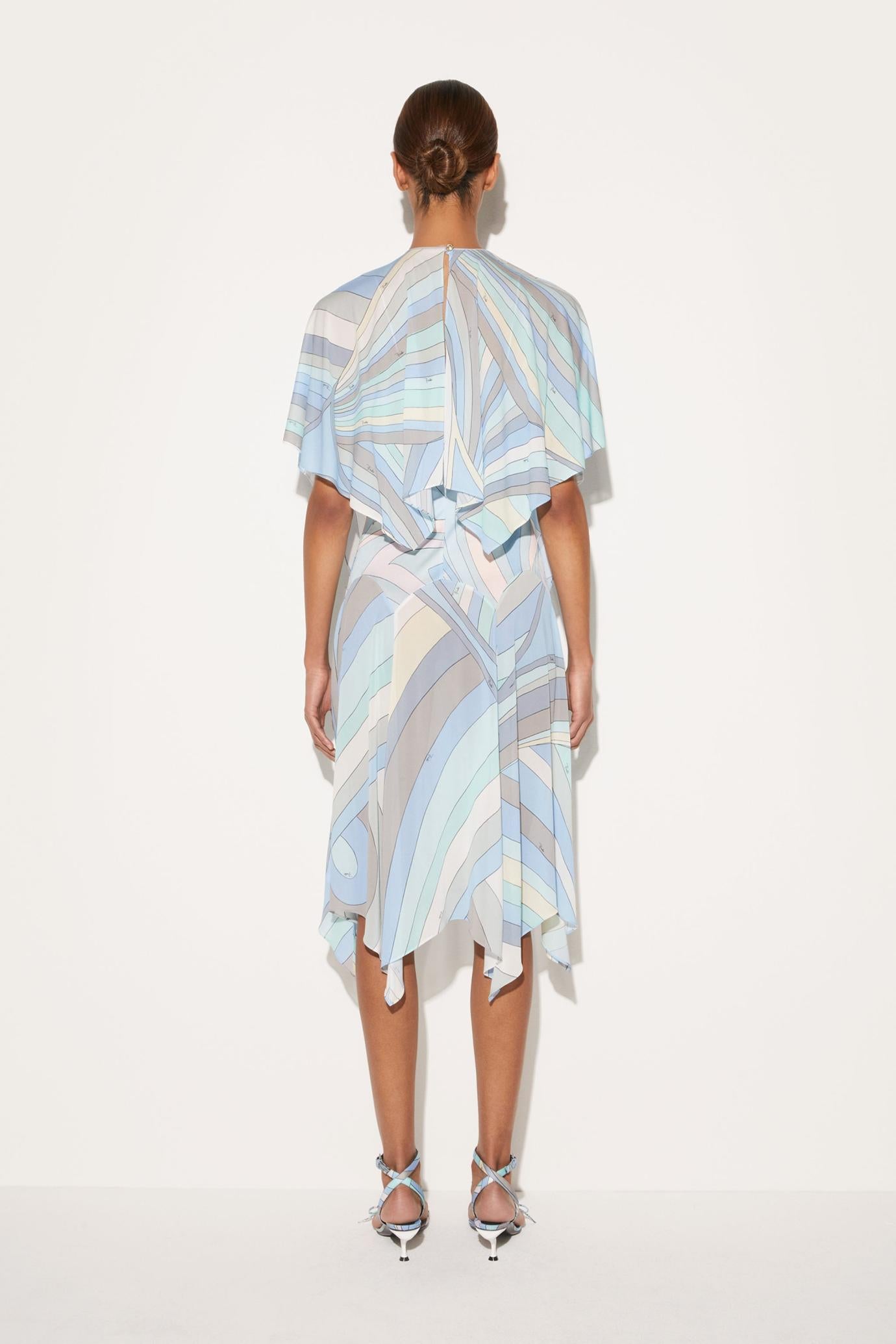 PUCCI Dresses | Women Iride-Print Layered Dress