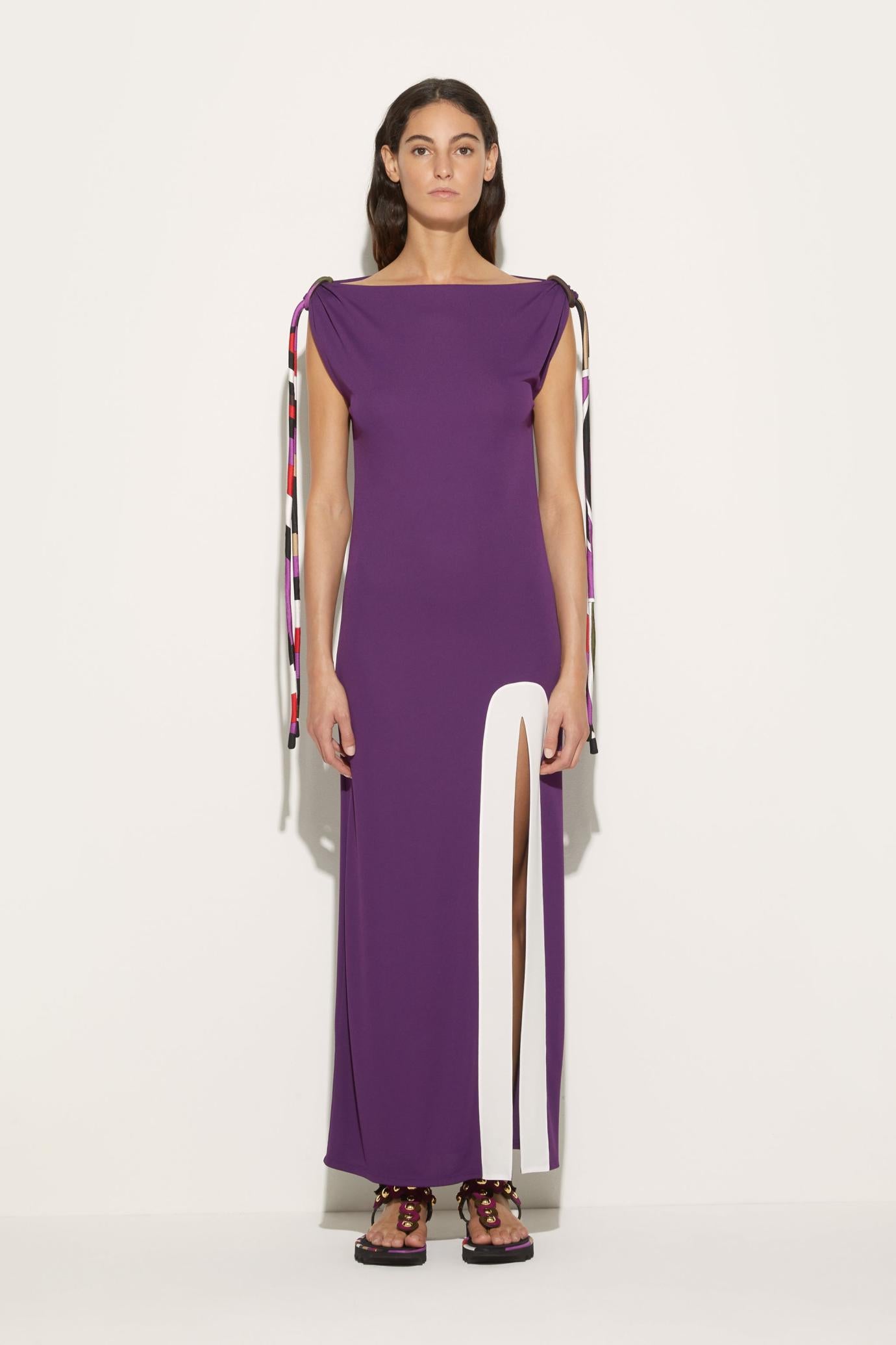 PUCCI Dresses | Women Iride-Print Long Dress