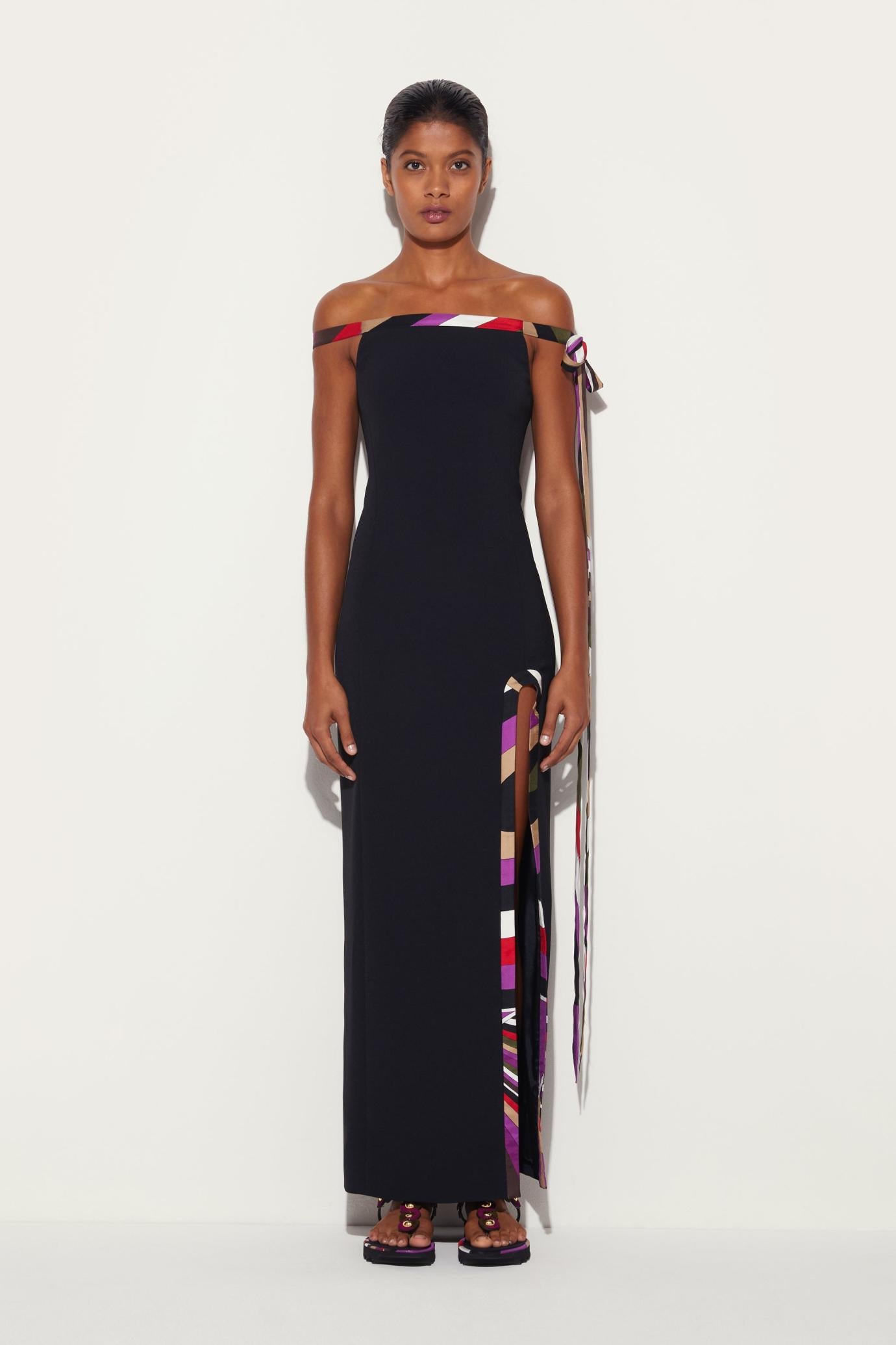 PUCCI Dresses | Women Iride-Print Long Dress