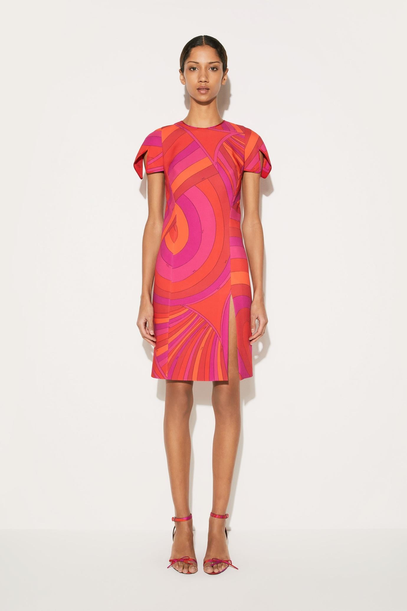 PUCCI Dresses | Women Iride-Print Midi Dress