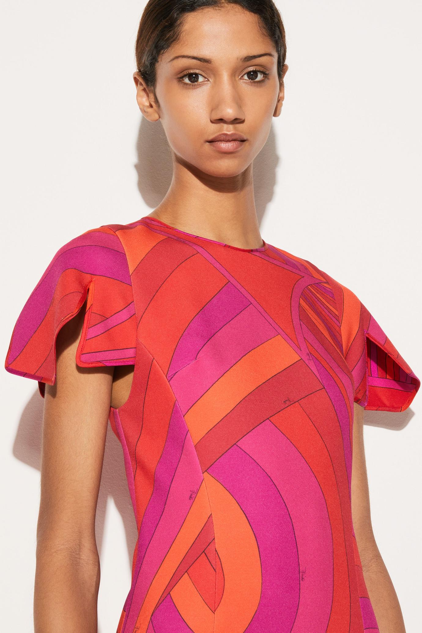 PUCCI Dresses | Women Iride-Print Midi Dress