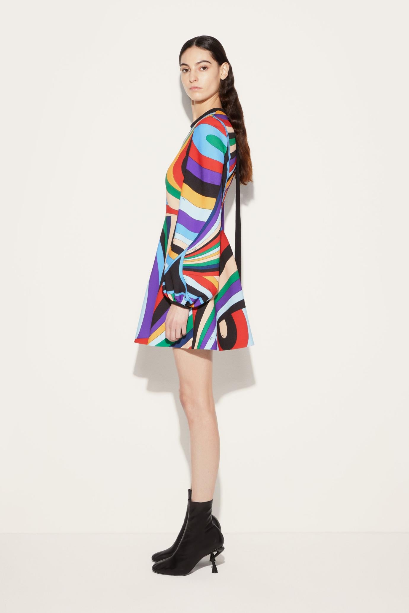 PUCCI Dresses | Women Iride-Print Mini Dress