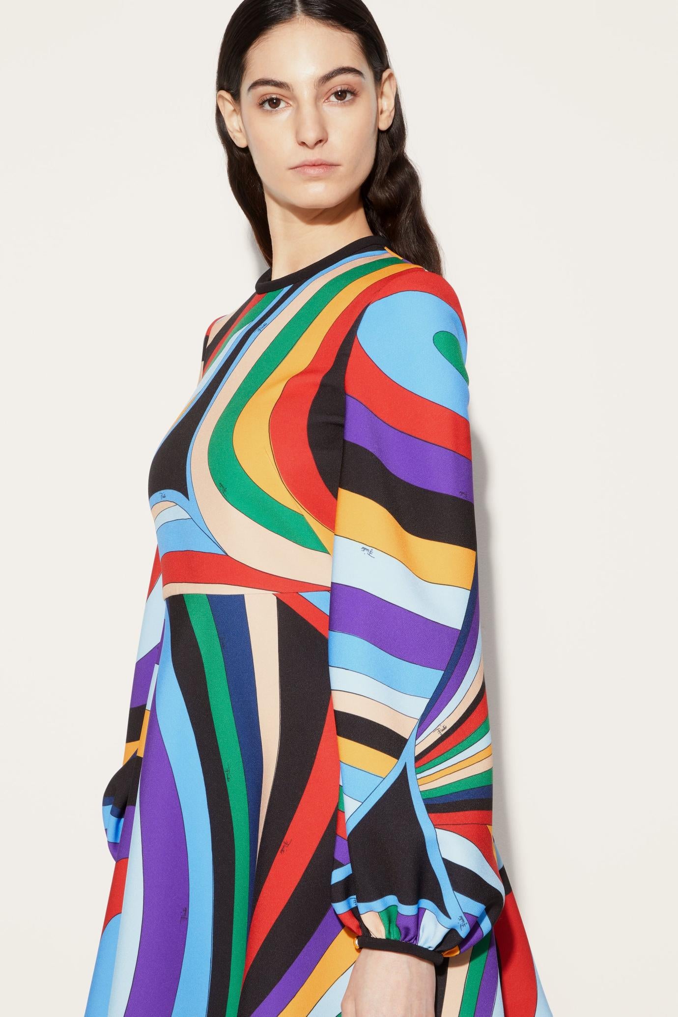 PUCCI Dresses | Women Iride-Print Mini Dress