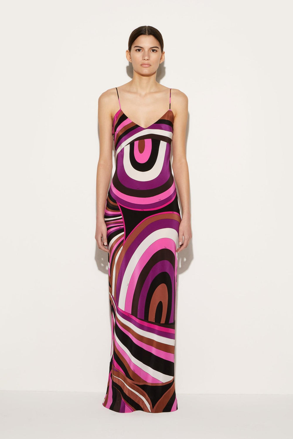 PUCCI Dresses | Women Iride-Print Silk Dress