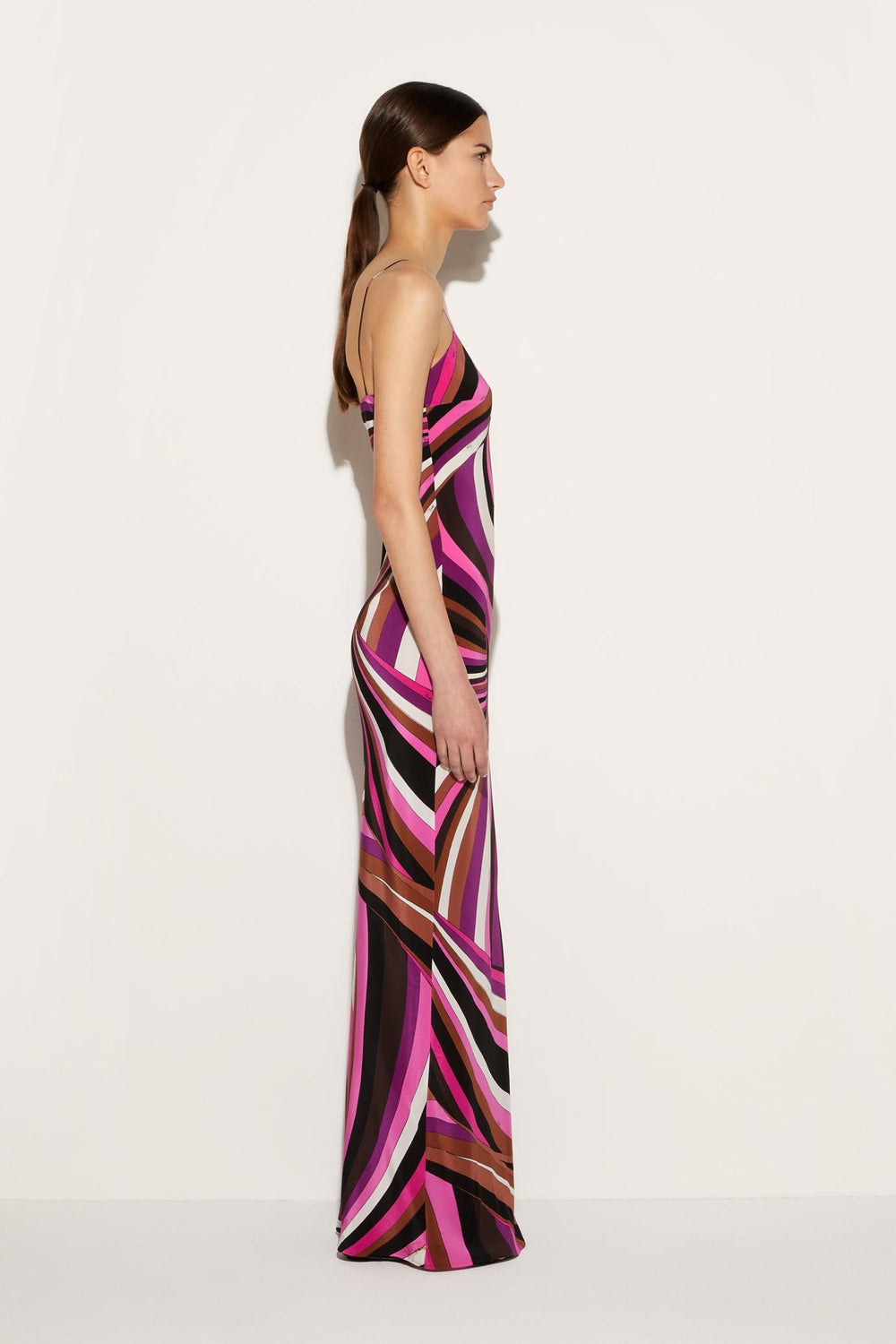 PUCCI Dresses | Women Iride-Print Silk Dress