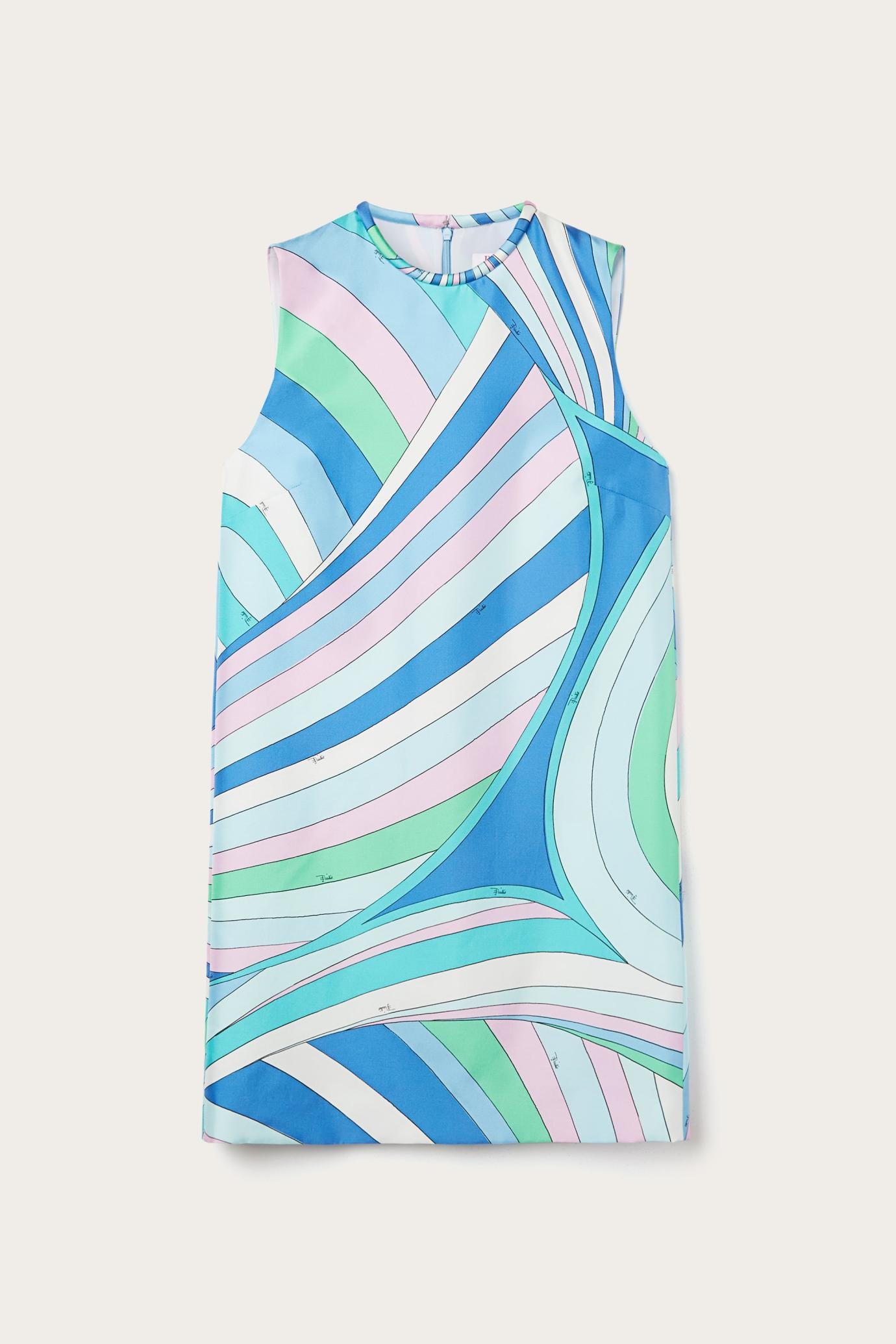 PUCCI Dresses | Women Iride-Print Silk-Twill Dress