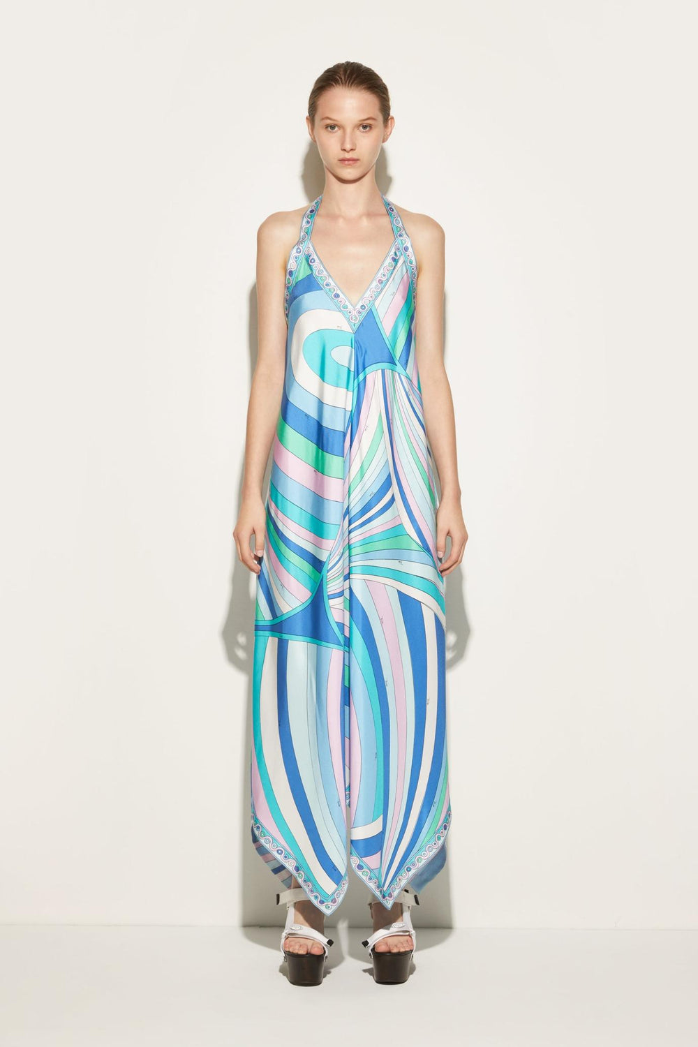PUCCI Dresses | Women Iride-Print Silk-Twill Dress