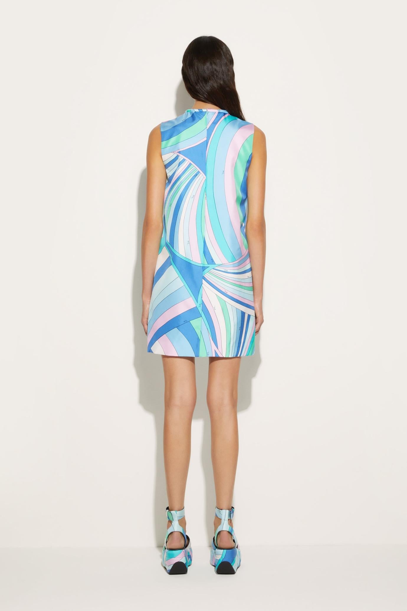 PUCCI Dresses | Women Iride-Print Silk-Twill Dress
